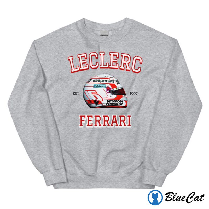 Charles Leclerc Formula One Racing Ferrari T shirt Sweatshirt 2