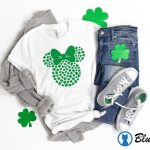 Disney St Patricks Day Shamrock Minnie Shirt 1