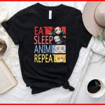 Eat Sleep Anime Repeat Demon Slayer Shirt 1