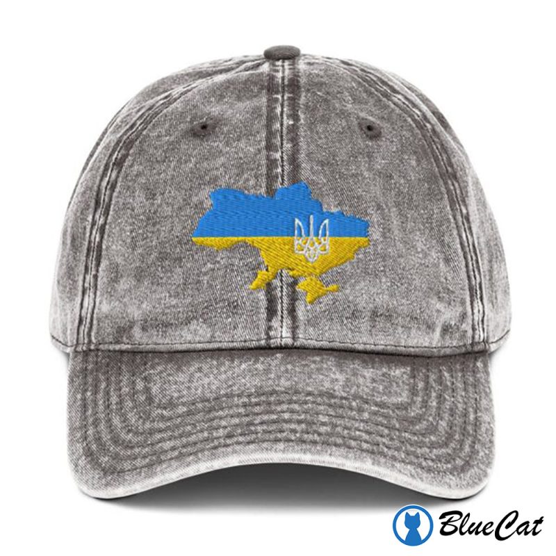 Embroidered Stand With Ukraine Twill Hat 2