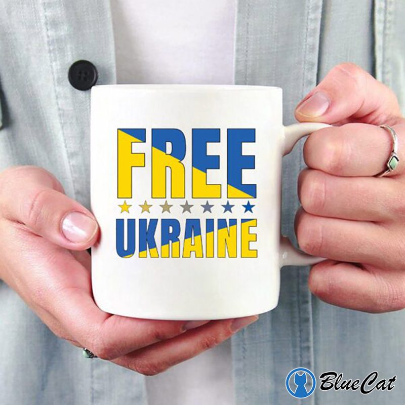 Free Ukraine I Stand With 15oz Mug