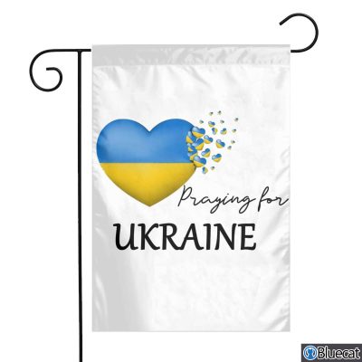 Free Ukraine Pray For Garden Flag 1