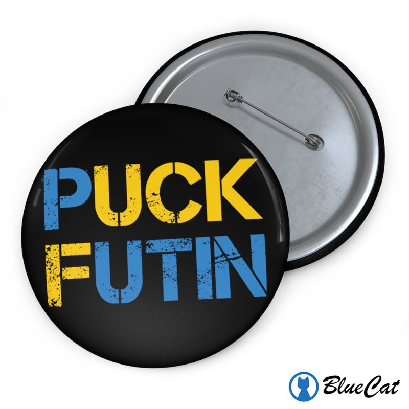 Fuck Putin Pin Buttons Puck Futin Support Ukraine 1