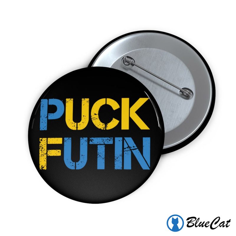 Fuck Putin Pin Buttons Puck Futin Support Ukraine 2