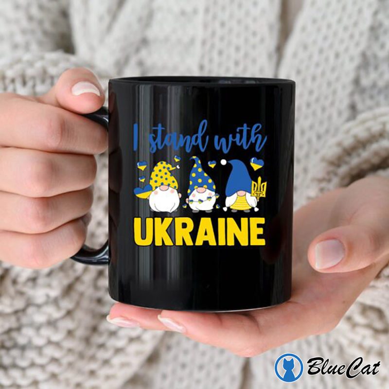 Gnome Support Ukraine I Stand With Mug