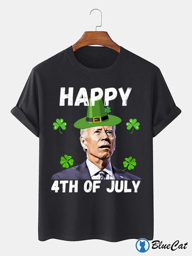 Happy 4th Of July Biden St Patricks Day FJB Shirt