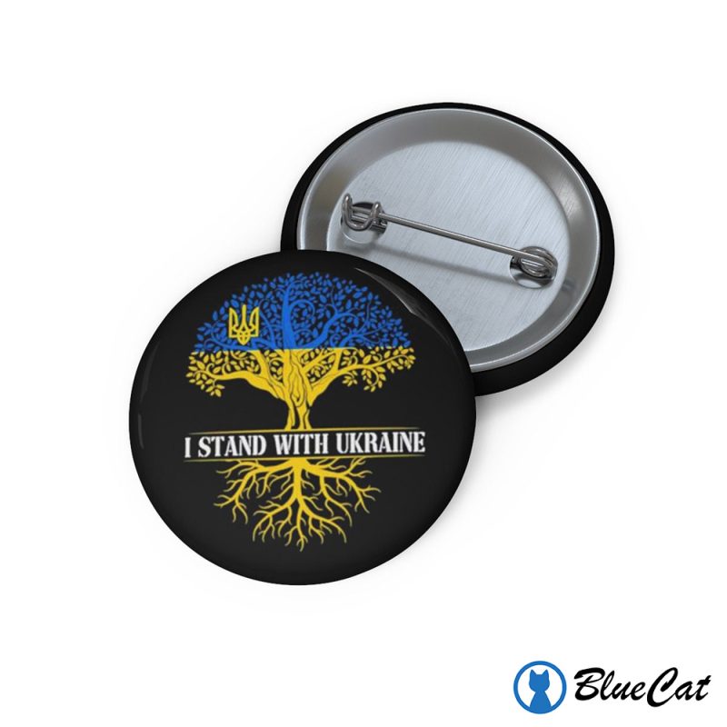 I Stand With Ukraine Pin Buttons Support 1
