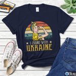 I Stand With Ukraine Strong Ukrainian Girl Vintage Shirt 4