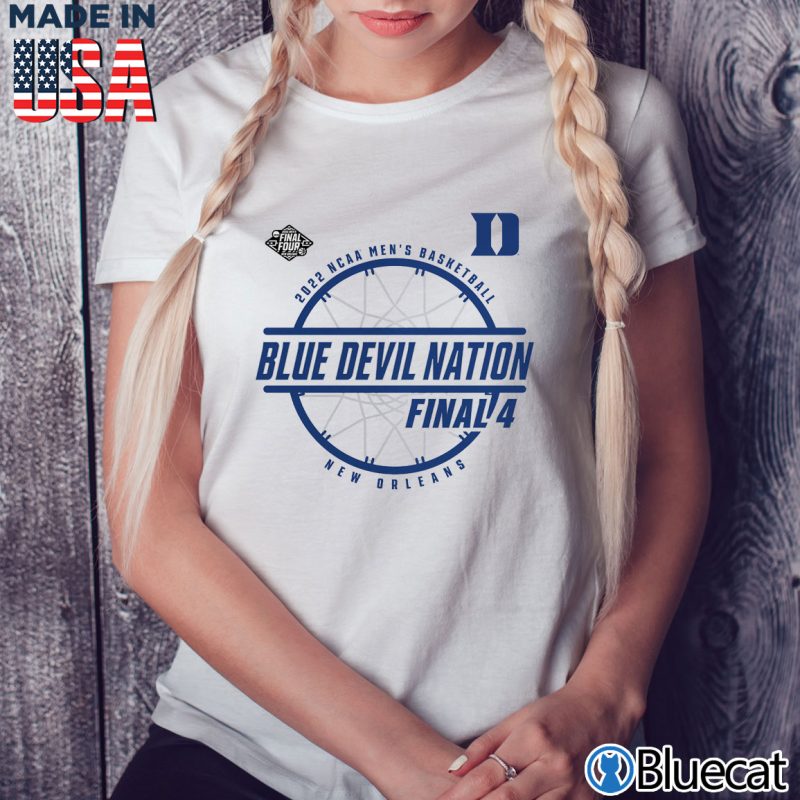 Ladies Tee Duke Blue Devils New Orlearns 2022 Tournament March Madness Final Four T Shirt