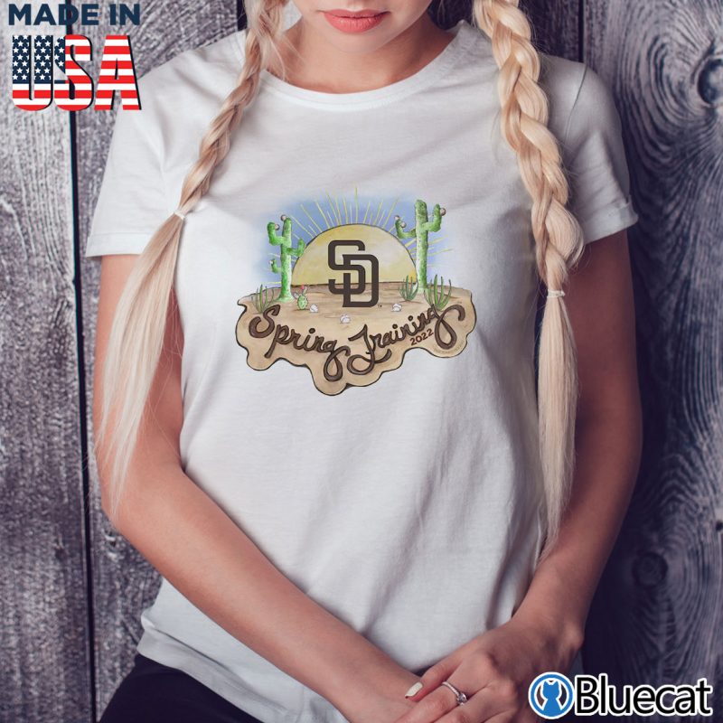 Ladies Tee San Diego Padres Tiny Turnip 2022 Spring Training T Shirt
