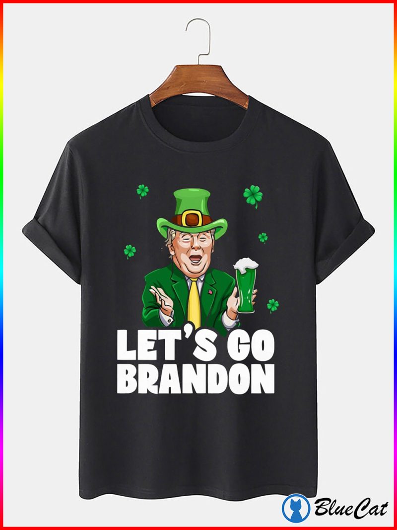 Lets Go Brandon Trump St Patricks Day FJB Shirt 1