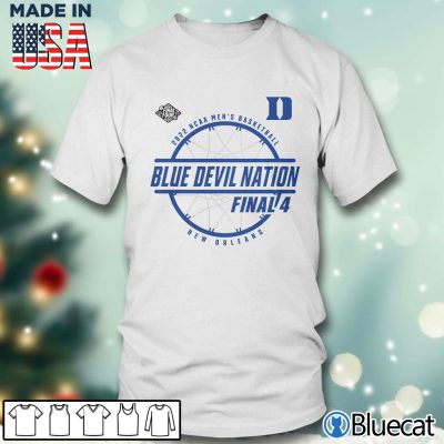 Duke Blue Devils New Orlearns 2022 Tournament March Madness Final Four T-Shirt