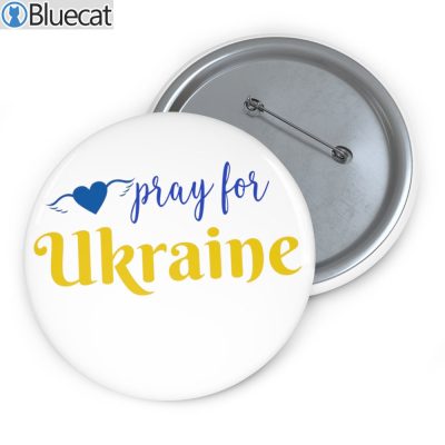 Pray For Ukraine Pin Button Peace 1