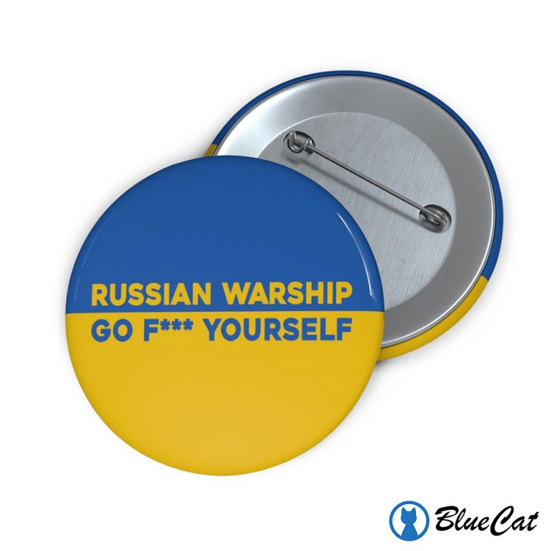 Russian Warship Go F Yourself Pin Buttons 1