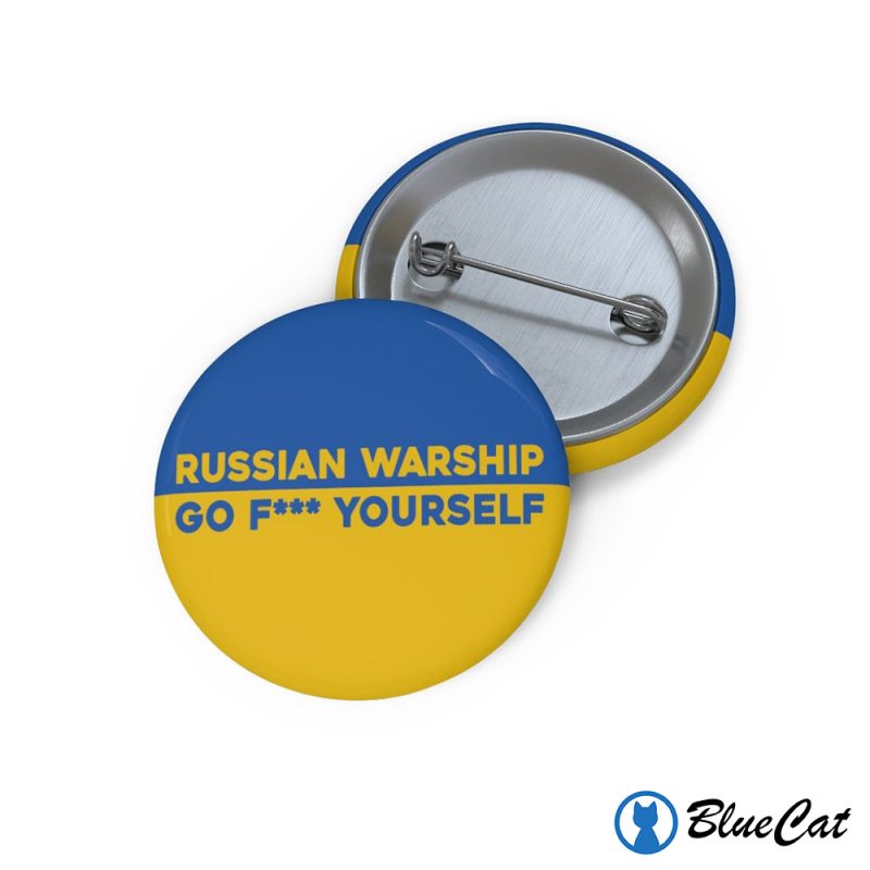 Russian Warship Go F Yourself Pin Buttons 2