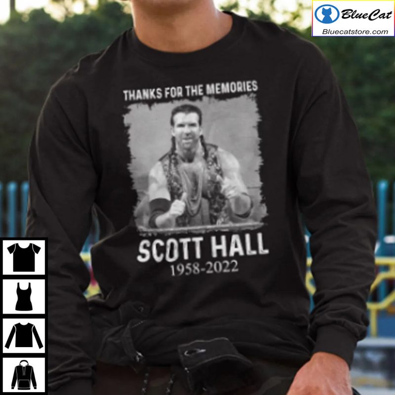 Scott Hall Shirt Thanks For The Memories Scott Hall 1958 2022 1