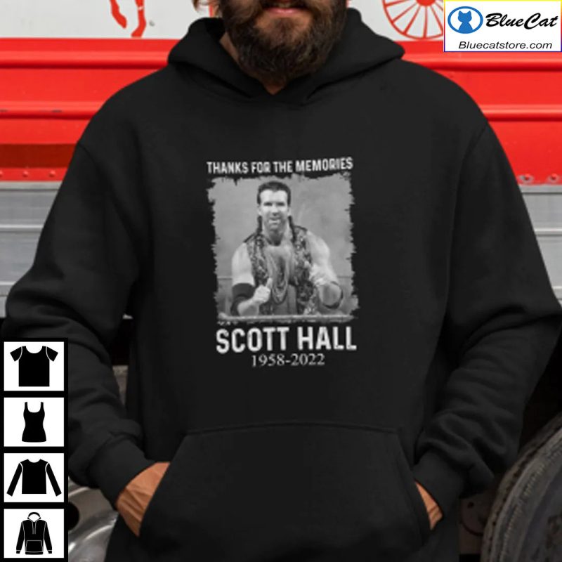 Scott Hall Shirt Thanks For The Memories Scott Hall 1958 2022 2