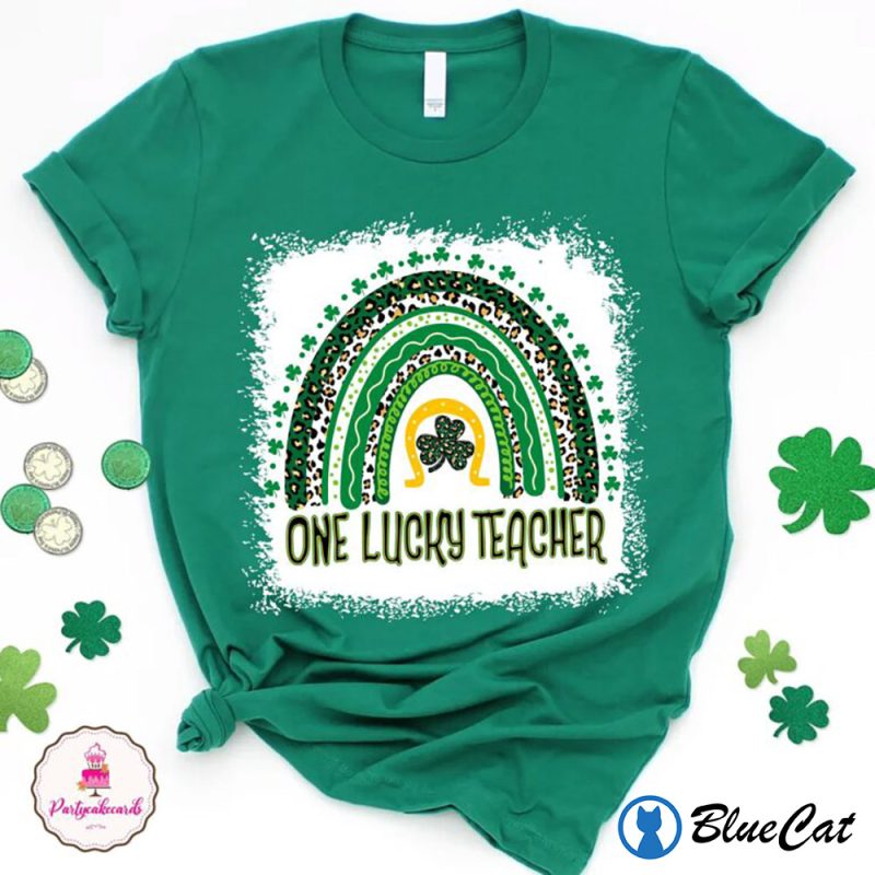 St Patricks Day Teacher Green Shamrock Shirt