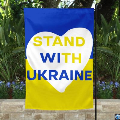 Stand With Ukraine No War Support Flag 1