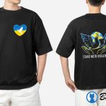 Stand With Ukraine Peace Double Sided Shirt
