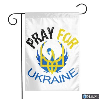 Stop The War Pray For Ukraine Garden Flag 1