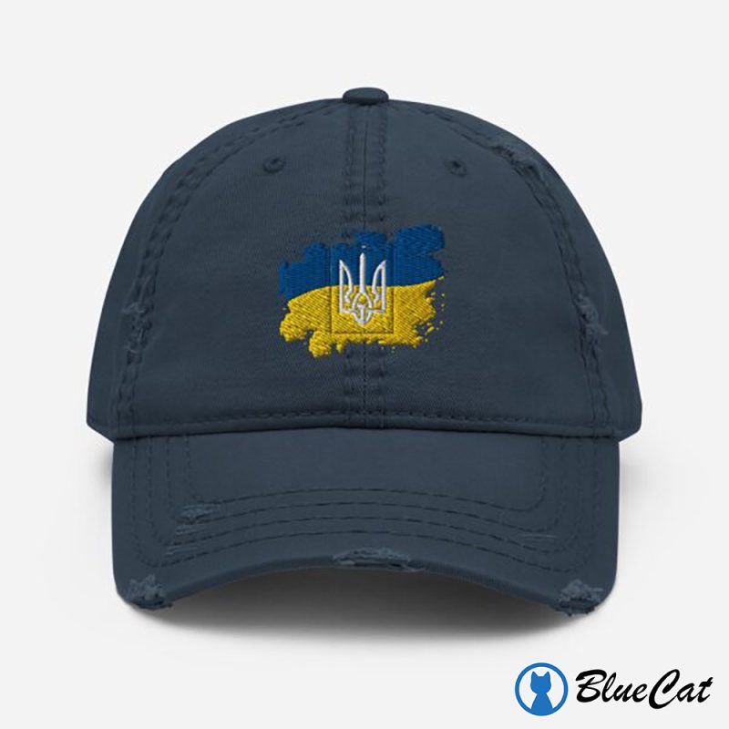 Support Ukraine Embroidered Trucker Hat 2