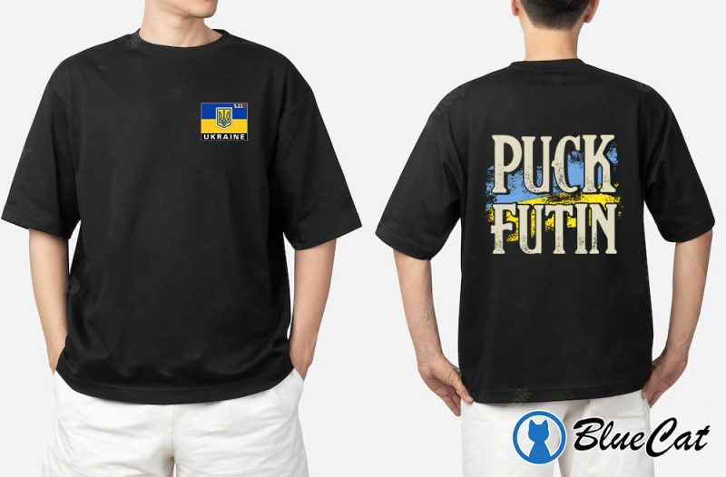 Support Ukraine Puck Futin 2 Sided Shirt