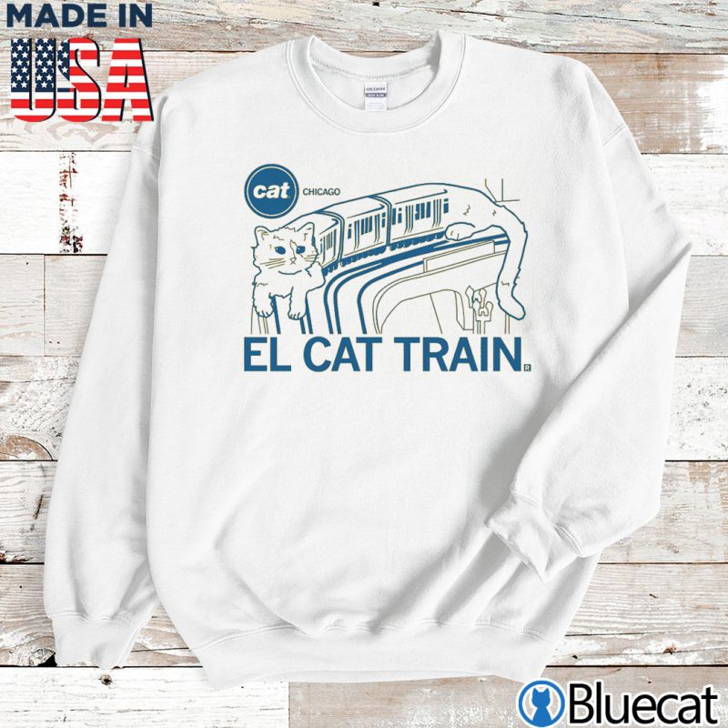 Sweatshirt El cat Train Chicago T shirt