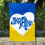 We Stand With Ukraine World Peace No War Flag 1