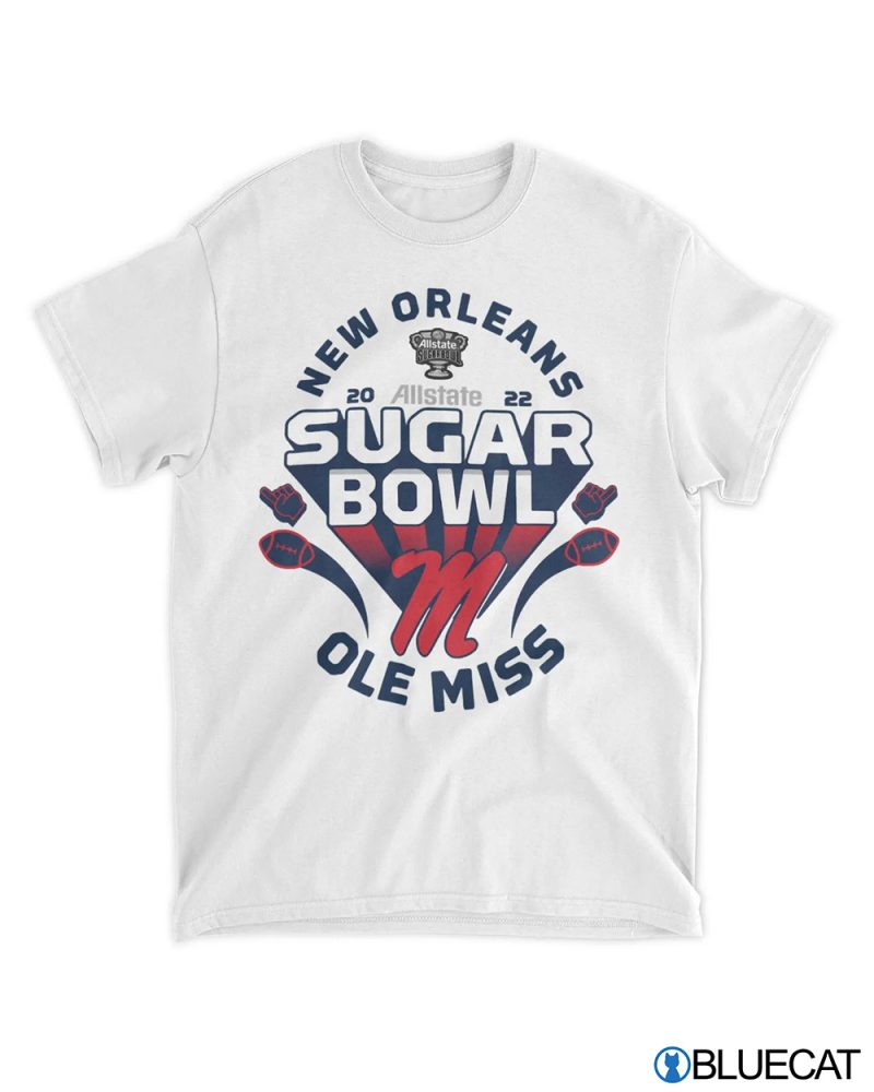 2022 Sugar Bowl Bound Whistle Ole Miss Football T shirt 1