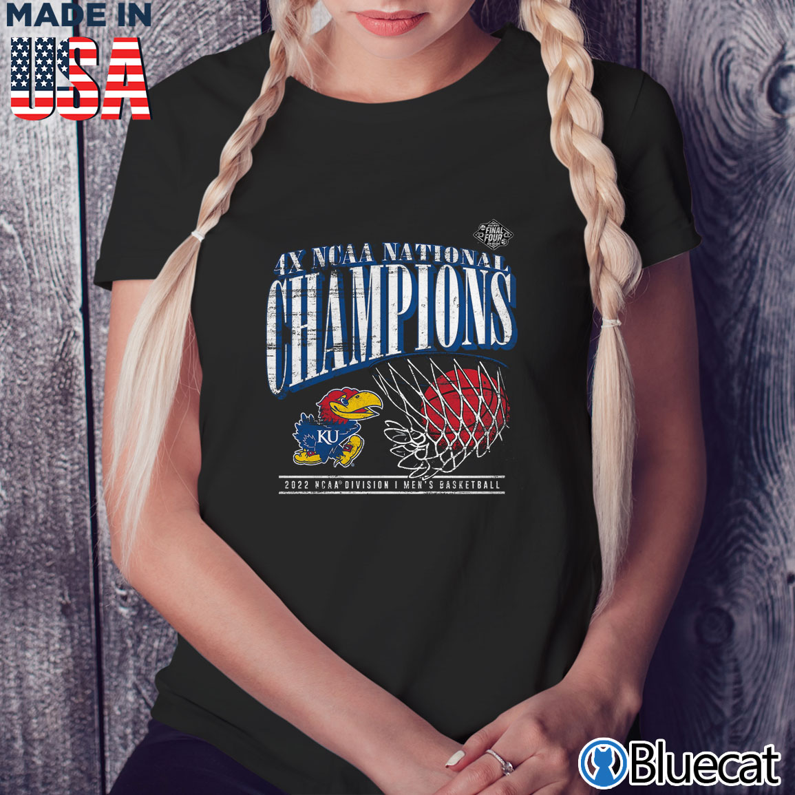 Kansas Jayhawks National Champions 2022 NCAA Divison KU Shirt