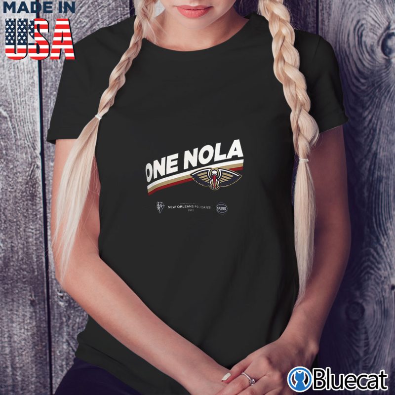 Black Ladies Tee New Orleans Pelicans 2022 NBA Playoffs Mantra T Shirt