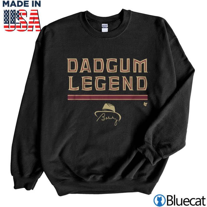 Black Sweatshirt Bobby Bowden Dadgum Legend T shirt