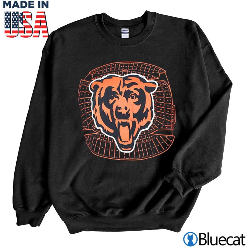 Black Sweatshirt Chicago Bears New Era Stadium T Shirt