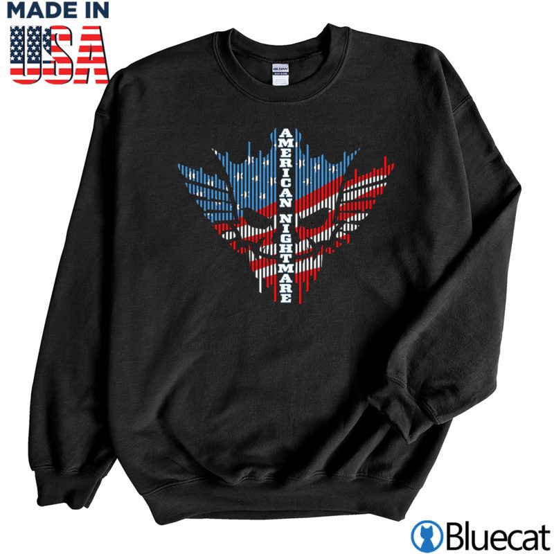 Black Sweatshirt Cody Rhodes American Nightmare Stripes T Shirt