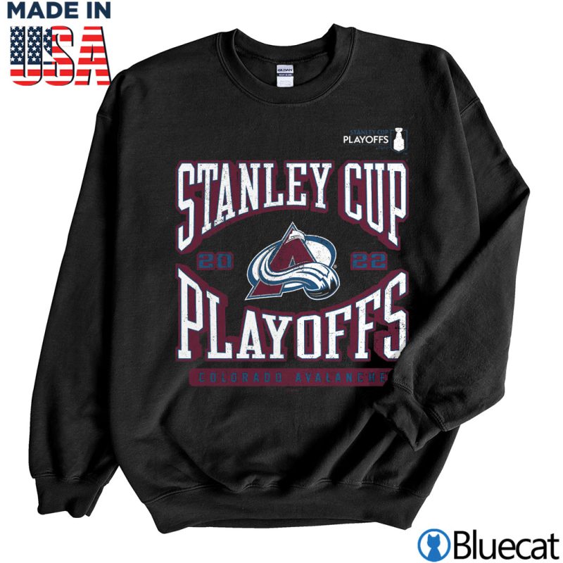 Black Sweatshirt Colorado Avalanche 2022 Stanley Cup Playoffs Wraparound T Shirt