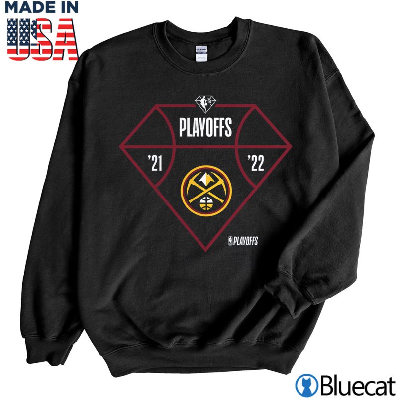 Black Sweatshirt Denver Nuggets Fanatics Branded 2022 NBA Playoffs Tip Off T Shirt