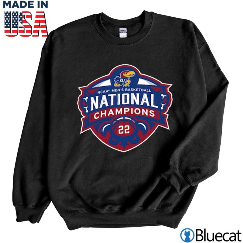 Black Sweatshirt Kansas Jayhawks 2022 NCAA Mens Basketball National Champions Parade T Shirt