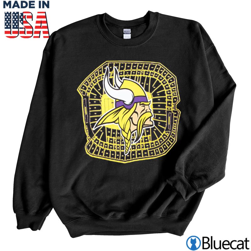 Black Sweatshirt Minnesota Vikings New Era Stadium T Shirt