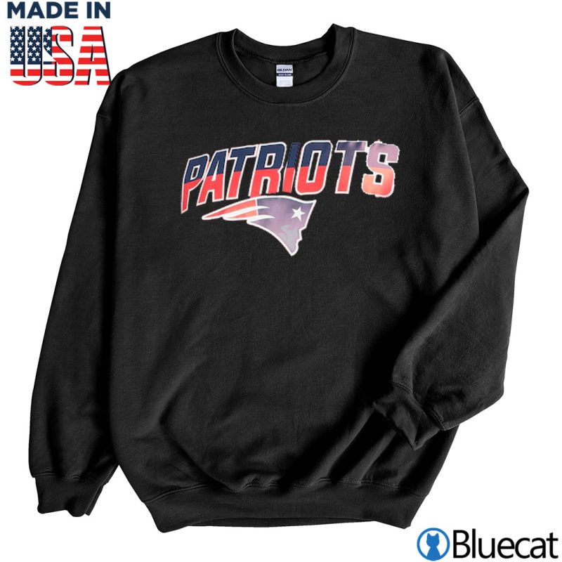 Black Sweatshirt New England Patriots New Era Brushed T shirt