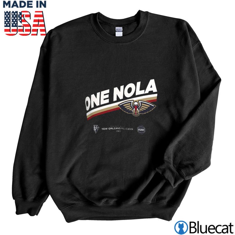 Black Sweatshirt New Orleans Pelicans 2022 NBA Playoffs Mantra T Shirt