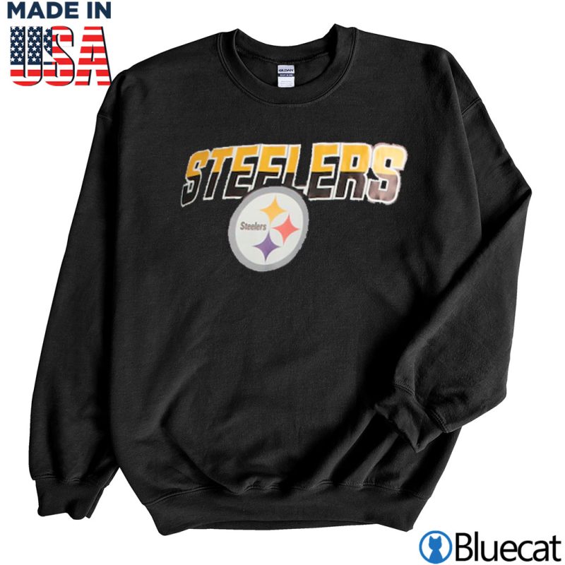 Black Sweatshirt Pittsburgh Steelers New Era Brushed T shirt