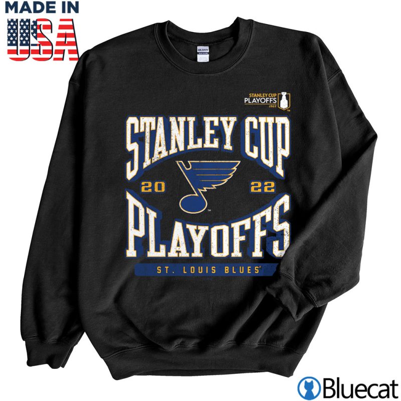Black Sweatshirt St. Louis Blues 2022 Stanley Cup Playoffs Wraparound T Shirt