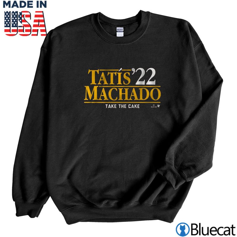 Black Sweatshirt Tatis Machado 22 take the cake T shirt