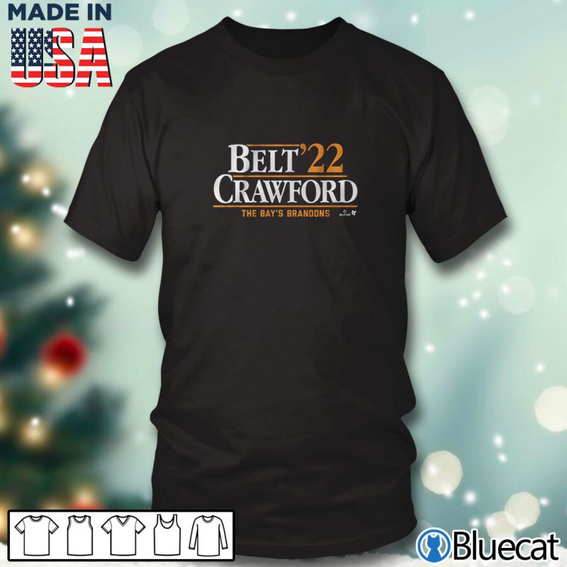 Black T shirt Belt Crawford 22 the Bays Brandons T shirt