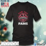 Black T shirt South Carolina For the Fams Champions T shirt