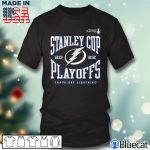 Black T shirt Tampa Bay Lightning 2022 Stanley Cup Playoffs Wraparound T Shirt