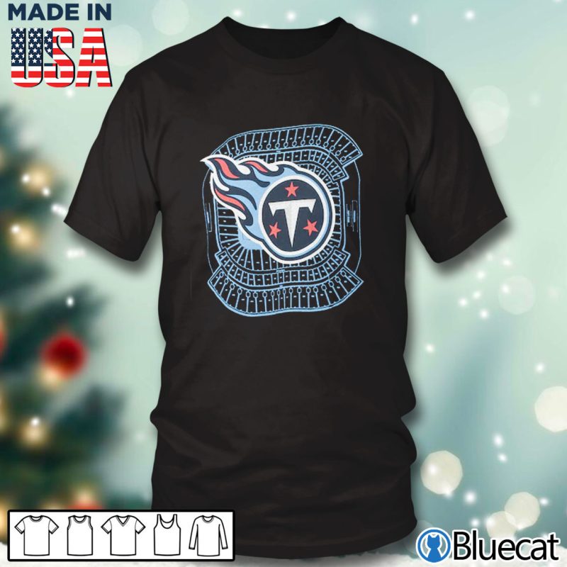 Black T shirt Tennessee Titans New Era Stadium T Shirt