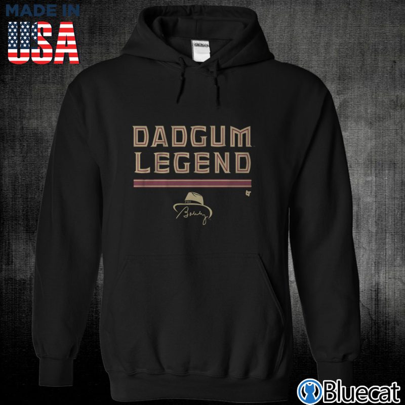 Black Unisex Hoodie Bobby Bowden Dadgum Legend T shirt