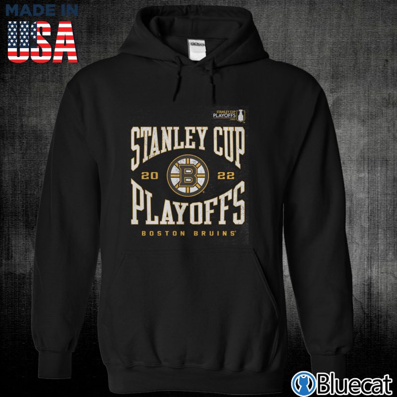 Black Unisex Hoodie Boston Bruins 2022 Stanley Cup Playoffs Wraparound T Shirt